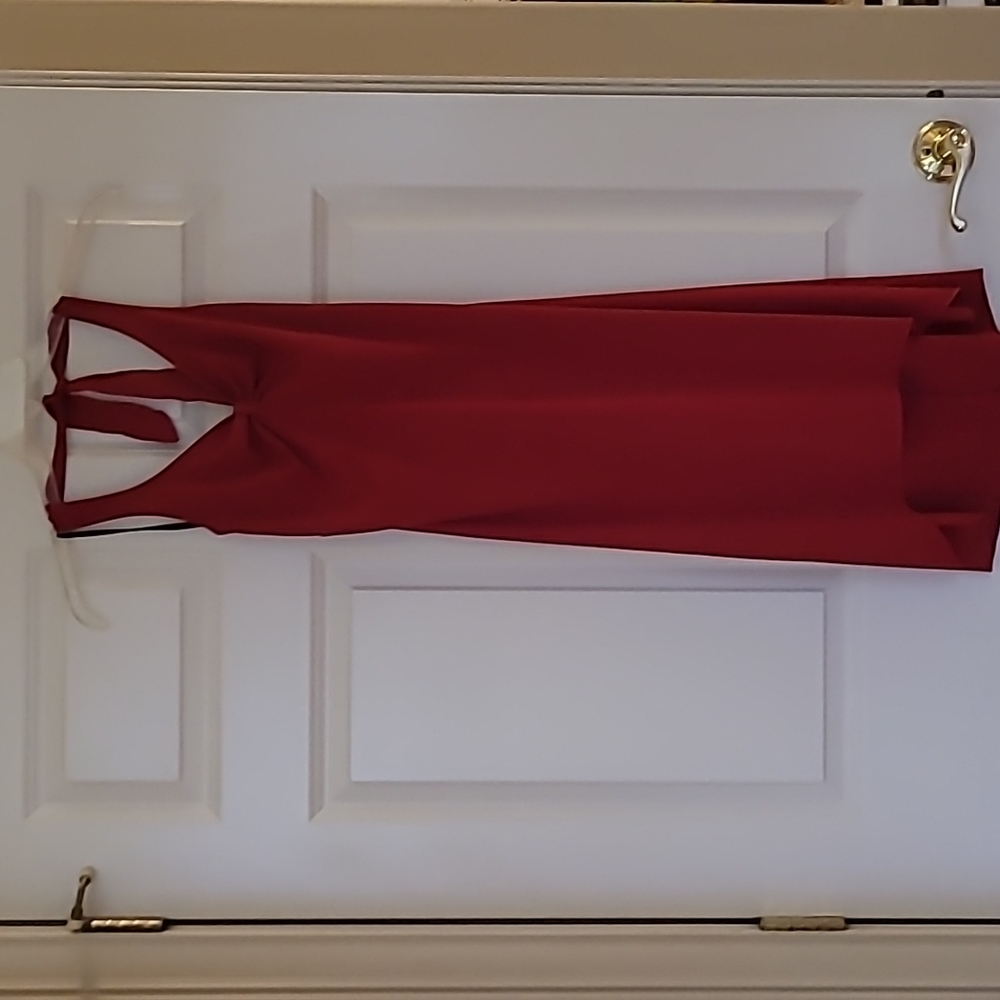 Juniors sz small red dress by A List. Like New